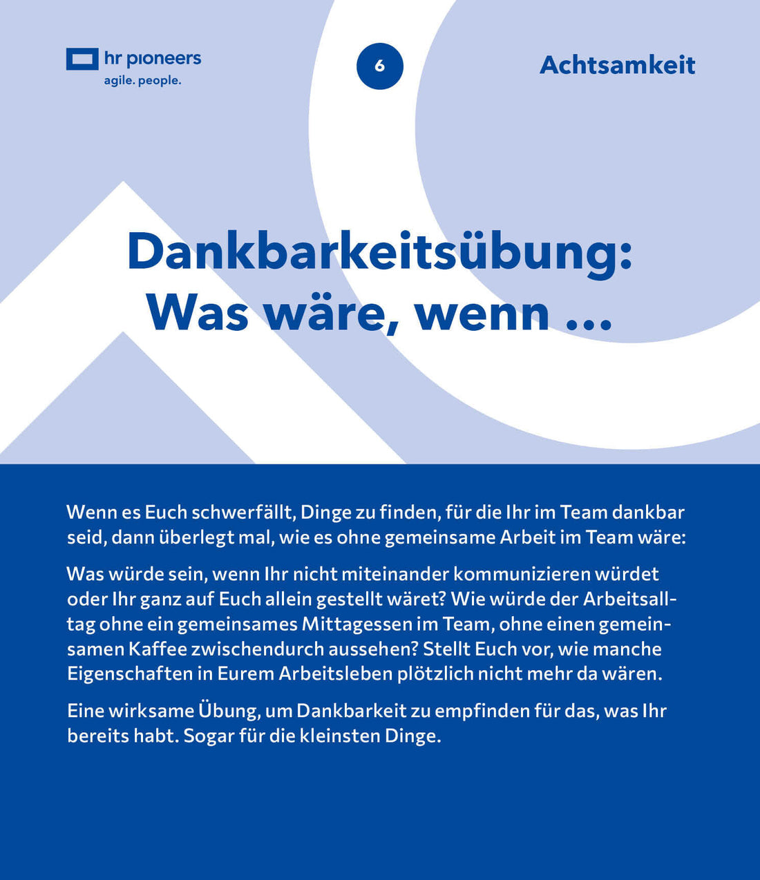 Team Challenge + Erweiterung (Deutsch)