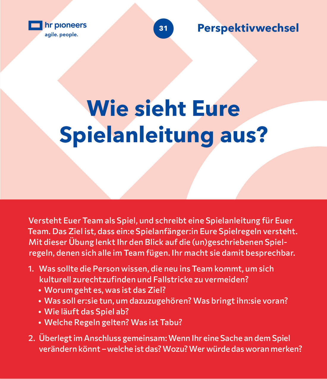 Team Challenge + Erweiterung (Deutsch)